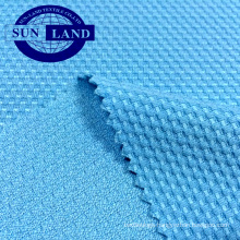 wick finish polyester honeycomb mesh fabric for sports coat